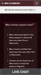 Mobile Screenshot of kenoshapersonalinjurylawyer.com